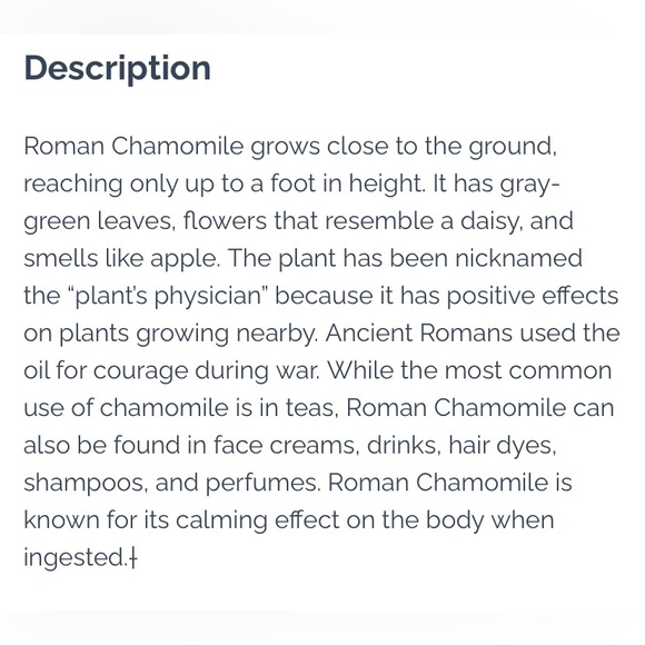 NEW Doterra Roman Chamomile oil expired 2021 - Picture 4 of 7